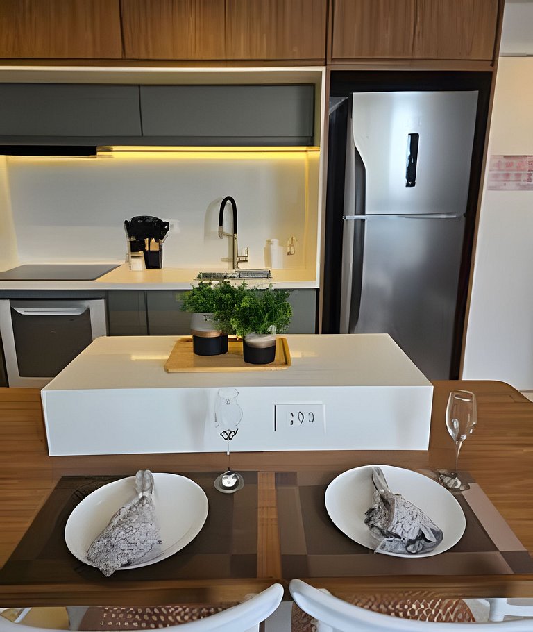 Apt. próximo ao Consulado Americano para 6 pessoas