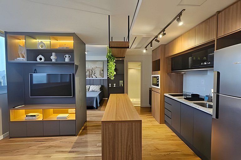 Apartamento moderno 38 m² próximo ao Eztower