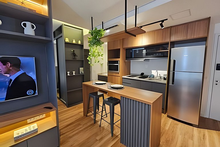 Apartamento moderno 38 m² próximo ao Eztower
